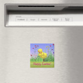 Spring Easter Chicken Magneet (Insitu (Vaatwasser))
