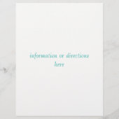 Spring Easter Egg Hunt Flyer (Achterkant)