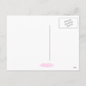 Spring Easter Fairy Bunny Briefkaart (Achterkant)