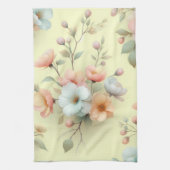 Spring Easter Flowers Theedoek (Verticaal)