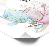 Spring Easter Happy Birthday Bunny Perfect Poster (Hoek)