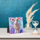 Spring Easter Lamb Floral Waterverf Fotoplaat (Insitu)