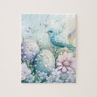 Spring Eggs Bird Garden Legpuzzel