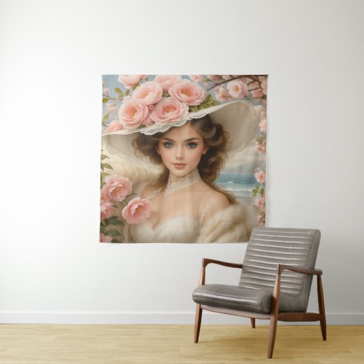 Spring Elegance Wandkleed (In situ)