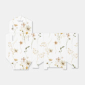 Spring Elegant Boho Wildflower Wedding Bedankdoosjes (Uitgevouwen)