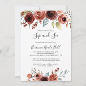 Spring Elegant Floral Sip en See Kaart (Voorkant)