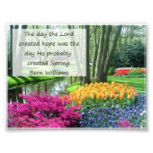 Spring- en Hope-afdrukken Foto Afdruk (Voorkant)