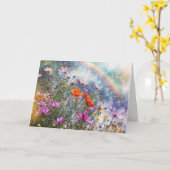 Spring Equinox Greetings with Flowers Kaart (Gele Bloem)