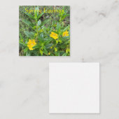 Spring Equinox Monkeyflowers Notitiekaartje (Voorkant / Achterkant)