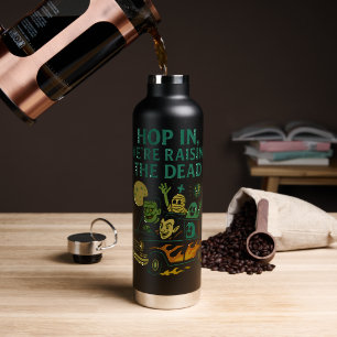 Spring erin, we halen de doden op Halloween leuk Waterfles