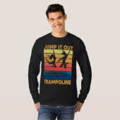 Spring eruit Trampoline Springen Trampoline Gymnas T-shirt (Voorkant volledig)