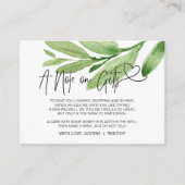 Spring Eucalyptus A Note on Gifts Wishing Well Informatiekaartje (Voorkant)