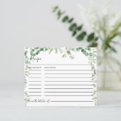 Spring Eucalyptus Green Vrijgezellenfeest Recipe K (Staand voorkant)