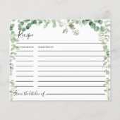 Spring Eucalyptus Green Vrijgezellenfeest Recipe K (Voorkant)