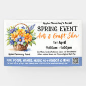 Spring Event fling PTO PTA Kerk Banner (Horizontaal)