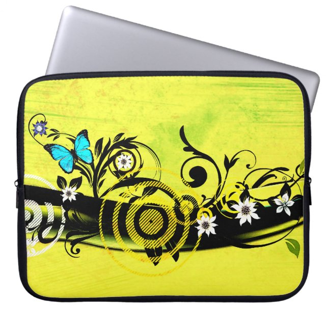 Spring Explosion Laptop-hoes Laptop Sleeve (Voorkant)