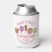 Spring Fair Carnival Festival Corndog Ice Cream Blikjeskoeler (Blikje Voorkant)