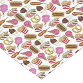 Spring Fair Carnival Festival Foods Corndog Nachos Korte Tafelloper (Hoek)