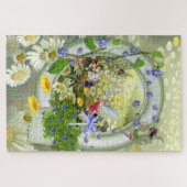 Spring Fairies en Daisies Legpuzzel (Horizontaal)