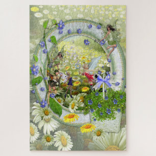 Spring Fairies en Daisies Legpuzzel