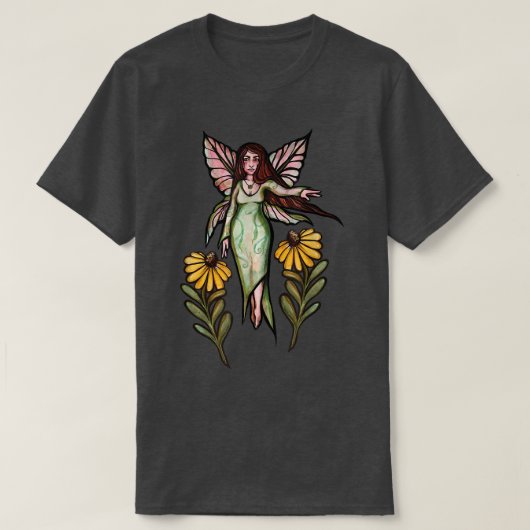 Spring Fairy Art Springtime Daisy T-shirt (Design voorkant)