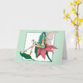 Spring Fairy Blank Wenskaart Kaart (Gele Bloem)