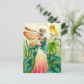 Spring Fairy Briefkaart (Staand voorkant)