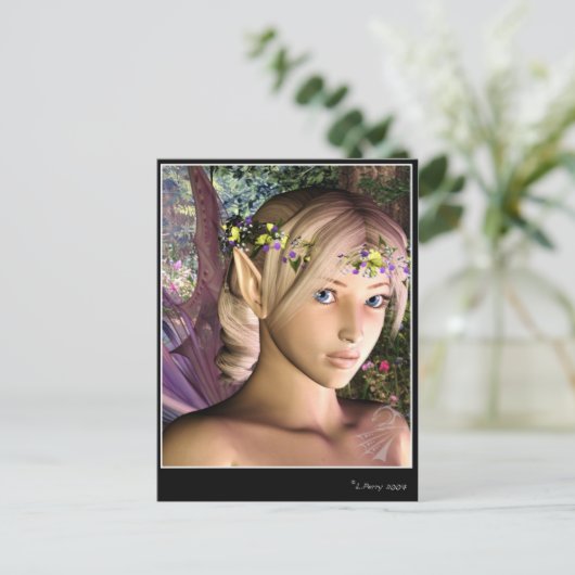 Spring Fairy Briefkaart (Staand voorkant)