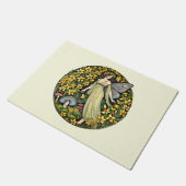 Spring Fairy Flower Floral Natuur Fairies Deurmat (Schuin)