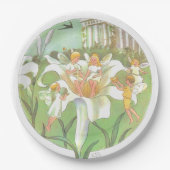 Spring Fairy Flower Party Bord (Voorkant)