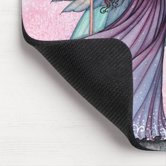 Spring Fairy Mousepad beroemd gemaakt door Molly H Muismat (Hoek)