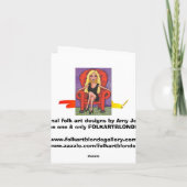 Spring Fairy - Notecard Kaart (Achterkant)