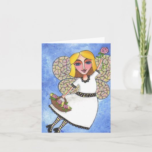 Spring Fairy - Notecard Kaart (Voorkant)