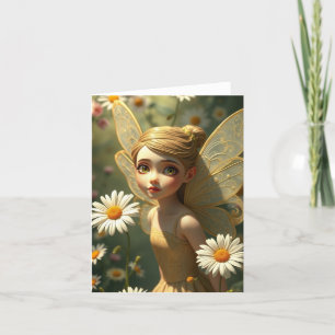 Spring Fairy Portrait Kaart
