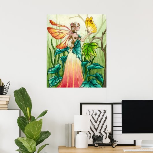 Spring Fairy Poster (Thuiskantoor)