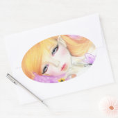 Spring Fairy Violets STICKER (Envelop)
