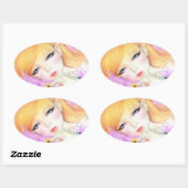 Spring Fairy Violets STICKER (Vel)