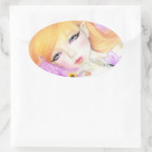 Spring Fairy Violets STICKER (Tas)