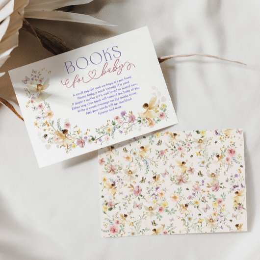 Spring Fairy Wildflower Meadow Boeken voor Baby Gi Informatiekaartje