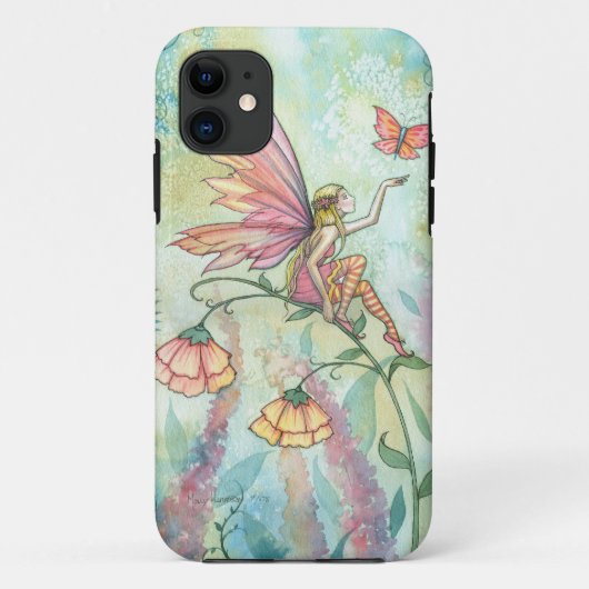 Spring Fantasy Fairy Butterfly Art Case-Mate iPhone Case (Achterkant)