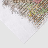 Spring Farm Chickens Tissuepapier (Detail)