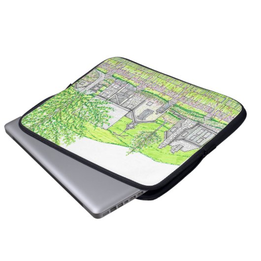 Spring Farm Laptop Case (Voorkant onderkant)