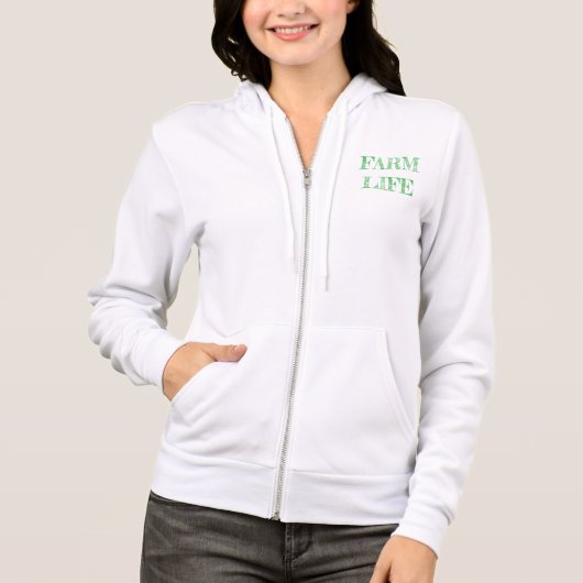 Spring Farm Zippered Hoodie (Voorkant)