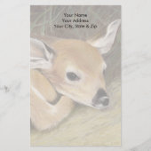 Spring Fawn Briefpapier (Voorkant)