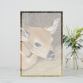 Spring Fawn Briefpapier (Staand voorkant)