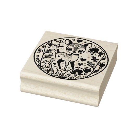 Spring Fawn Rubberstempel (Stempel)