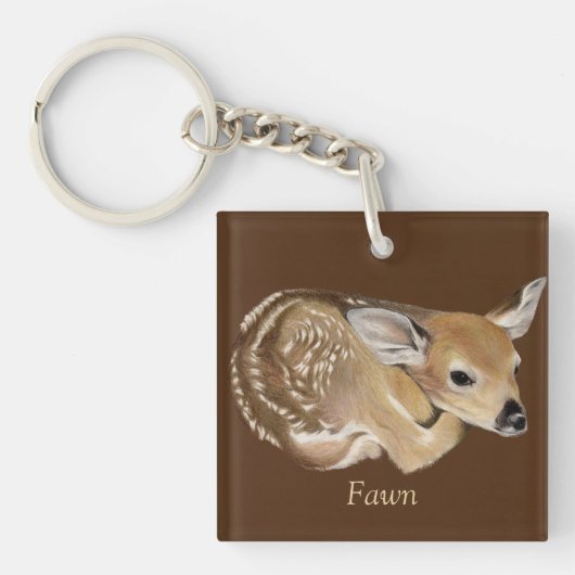 Spring Fawn Sleutelhanger (Voorkant)