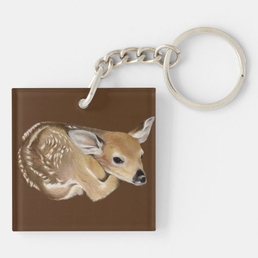 Spring Fawn Sleutelhanger (Achterkant)