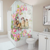 Spring Feathers Douchegordijn (In situ)