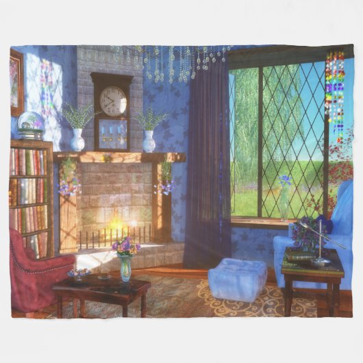 Spring Felicity Fleece Blanket Deken (Voorkant (Horizontaal))